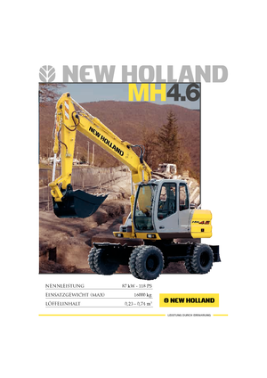 Escavatori gommati New Holland MH 4.6