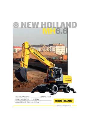 Escavatori gommati New Holland MH 6.6