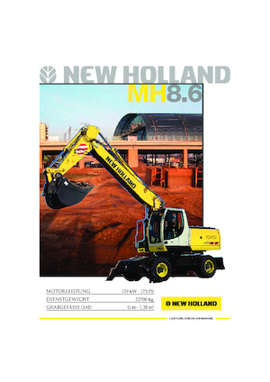 Escavatori gommati New Holland MH 8.6