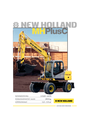 Escavatori gommati New Holland MH Plus C
