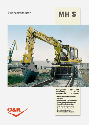 Escavatori gommati O&K MH S