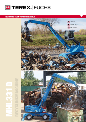 Movimentatori di materiali Terex-Fuchs MHL 331 D