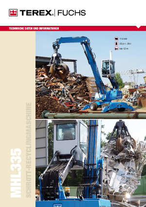 Movimentatori di materiali Terex-Fuchs MHL 335
