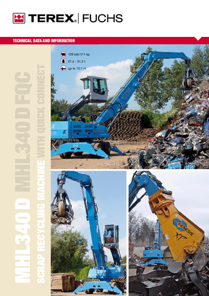 Movimentatori di materiali Terex-Fuchs MHL 340 D