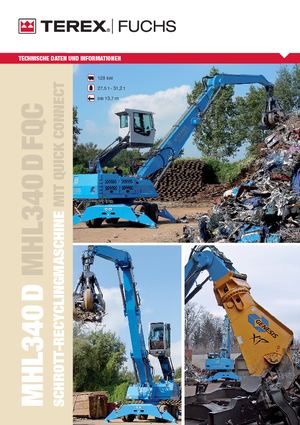 Movimentatori di materiali Terex-Fuchs MHL 340 D