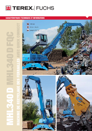 Movimentatori di materiali Terex-Fuchs MHL 340 D