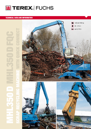 Movimentatori di materiali Terex-Fuchs MHL 350 D