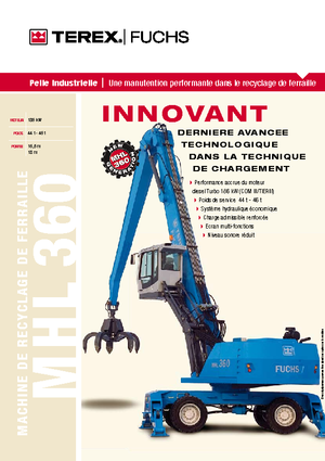 Movimentatori di materiali Terex-Fuchs MHL 360 D