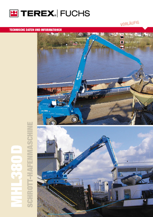 Movimentatori di materiali Terex-Fuchs MHL 380 D