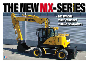 Escavatori gommati Hydrema MX 16