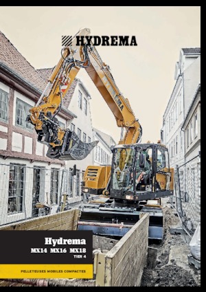 Escavatori gommati Hydrema MX 14