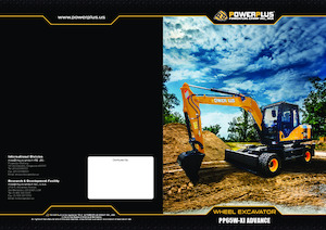 Escavatori gommati PowerPlus PP65W-XI ADVANCE