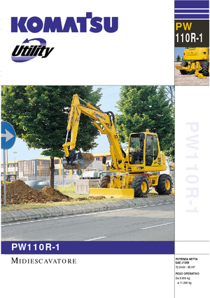 Escavatori gommati Komatsu PW110R-1