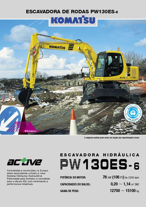 Escavatori gommati Komatsu PW130-6