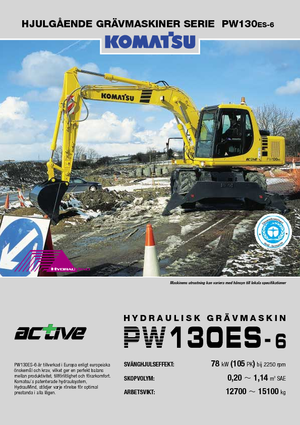 Escavatori gommati Komatsu PW130-6