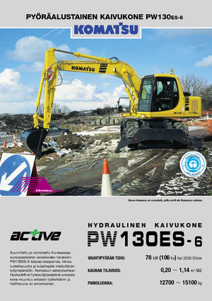 Escavatori gommati Komatsu PW130-6