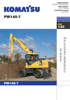 Escavatori gommati Komatsu PW140-7