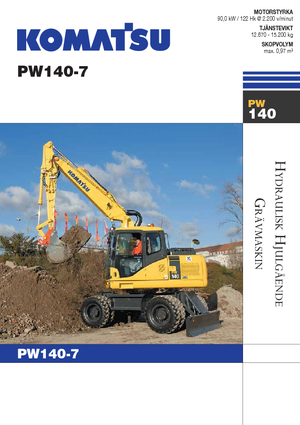 Escavatori gommati Komatsu PW140-7