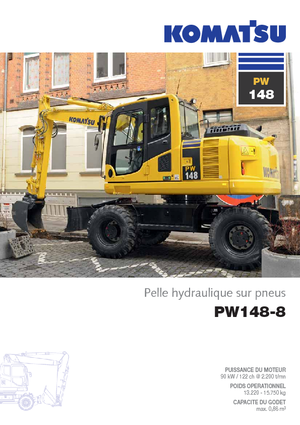 Escavatori gommati Komatsu PW148-8