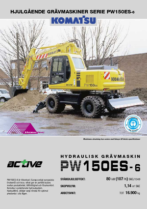 Escavatori gommati Komatsu PW150-6