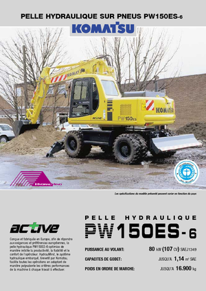Escavatori gommati Komatsu PW150-6
