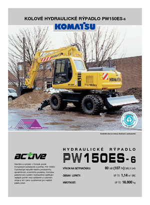 Escavatori gommati Komatsu PW150-6
