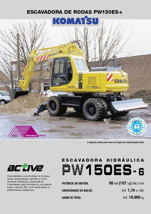 Escavatori gommati Komatsu PW150-6