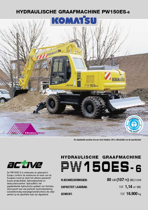 Escavatori gommati Komatsu PW150-6