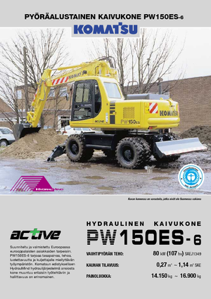 Escavatori gommati Komatsu PW150-6