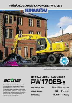 Escavatori gommati Komatsu PW170-6