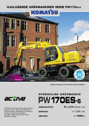 Escavatori gommati Komatsu PW170-6