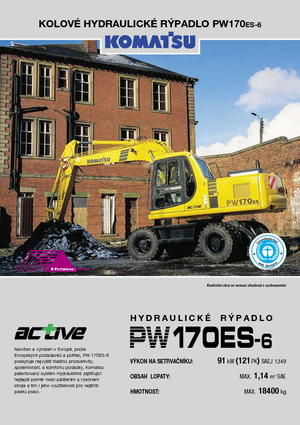 Escavatori gommati Komatsu PW170-6