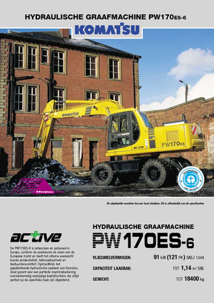Escavatori gommati Komatsu PW170-6