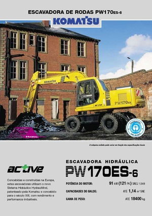 Escavatori gommati Komatsu PW170-6