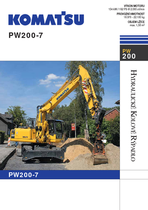 Escavatori gommati Komatsu PW200-7E0