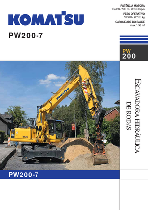 Escavatori gommati Komatsu PW200-7E0