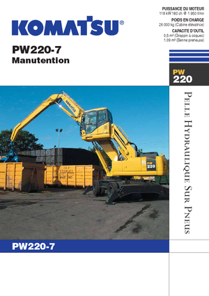 Escavatori gommati Komatsu PW220-7MH