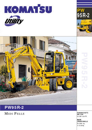 Escavatori gommati Komatsu PW95 R-2