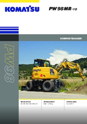 Escavatori gommati Komatsu PW98MR-10