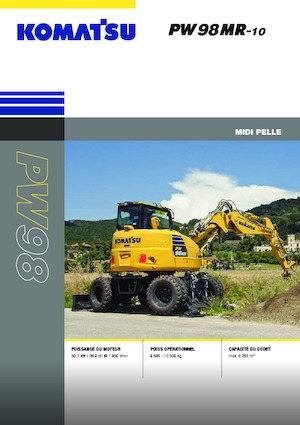 Escavatori gommati Komatsu PW98MR-10