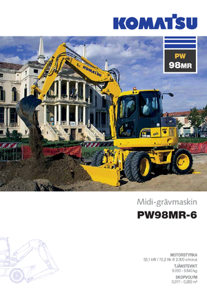 Escavatori gommati Komatsu PW98MR-6