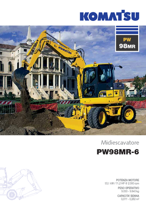 Escavatori gommati Komatsu PW98MR-6