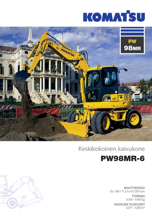 Escavatori gommati Komatsu PW98MR-6