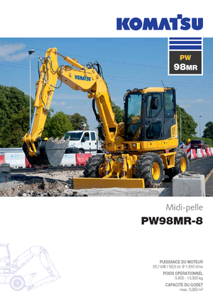 Escavatori gommati Komatsu PW98MR-8
