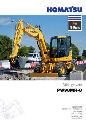 Escavatori gommati Komatsu PW98MR-8