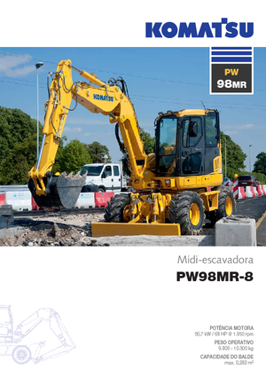 Escavatori gommati Komatsu PW98MR-8