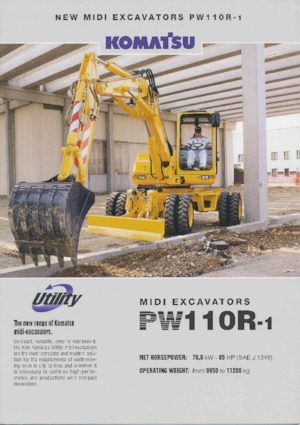Escavatori gommati Komatsu PW110R-1