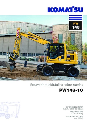 Escavatori gommati Komatsu PW148-10