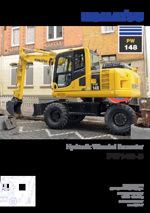 Escavatori gommati Komatsu PW148-8