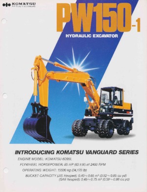 Escavatori gommati Komatsu PW150-1
